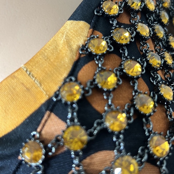 New Sky 100% Silk embellished Dress regularly $248 - Picture 5 of 7